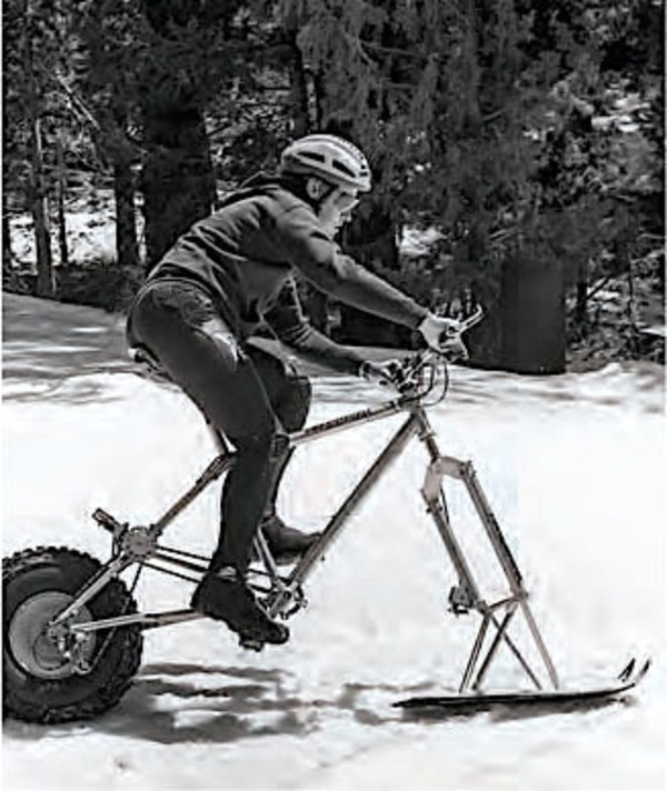  Dan Hanebrink, E/T with skis.  ca. 1995.