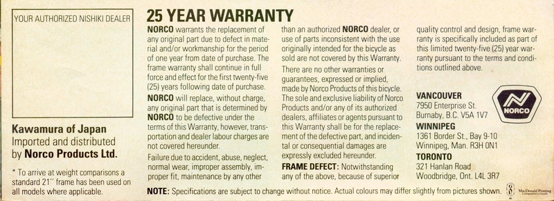 1983 Norco catalog